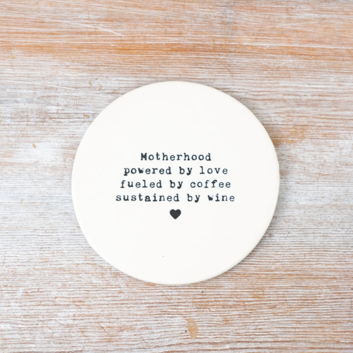 MOTHERHOOD PORCELAIN COASTER