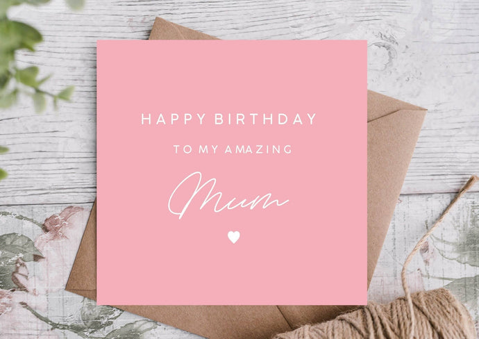 Birthday Card For Mum