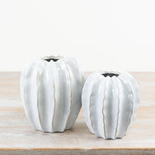 OFF WHITE CERAMIC VASE