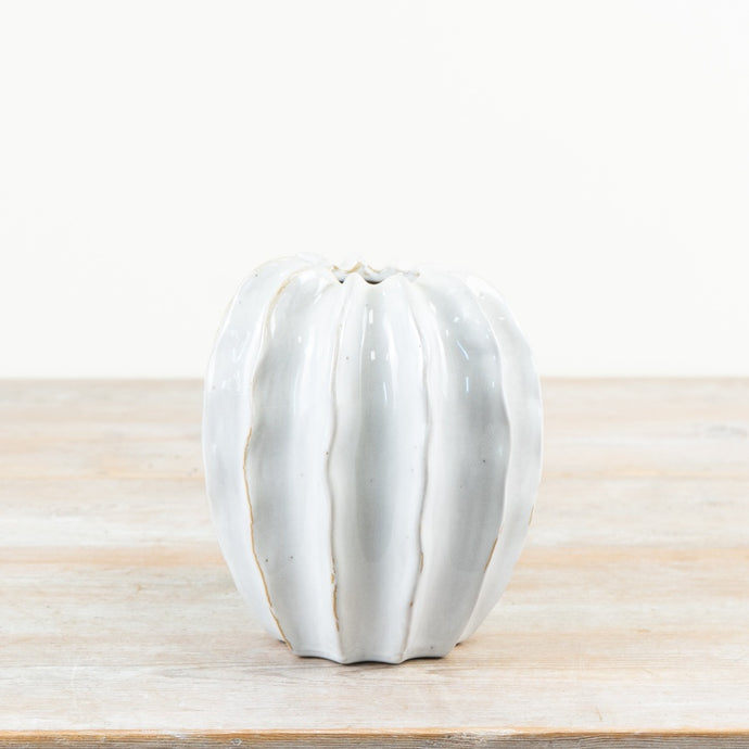 OFF WHITE CERAMIC VASE