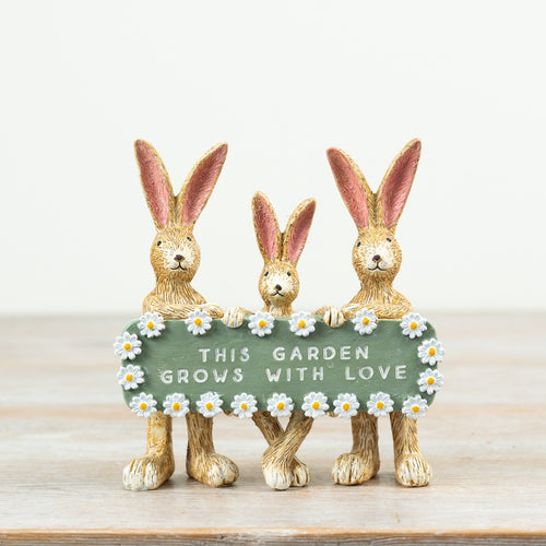 BUNNY GARDEN SIGN