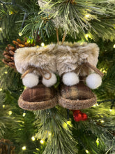 BROWN TARTAN BOOTIES