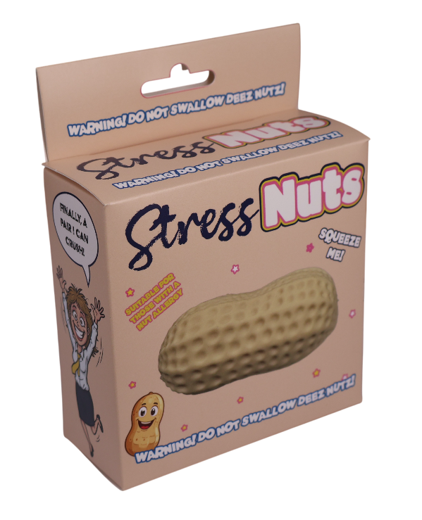 Stress Nuts | Christmas Novelty Gifts | Squishy Squeeze Toy
