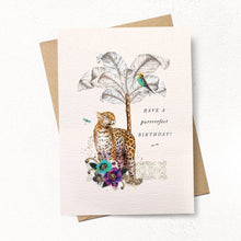 LEOPARD BIRTHDAY CARD