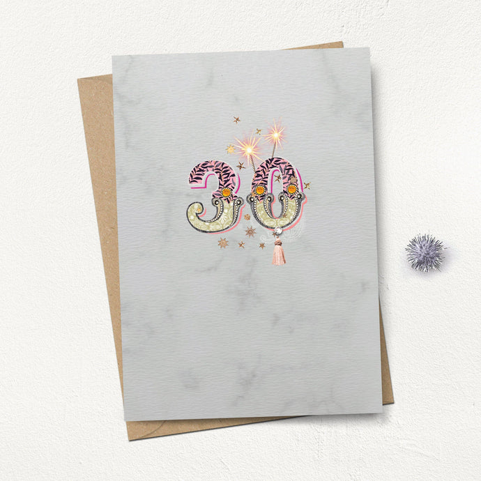 30 BIRTHDAY CARD