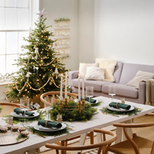 Honeycomb Christmas Decorations with Macrame Tassels