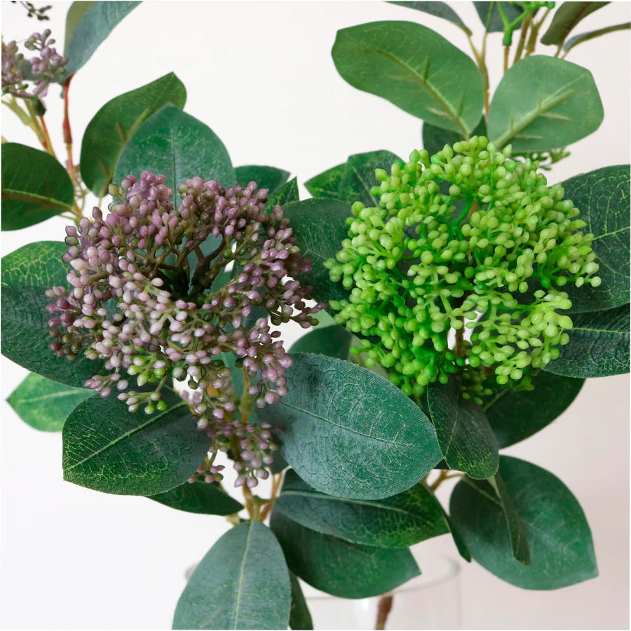 BUSHY VIBURNUM SPRAY - FAUX FLORALS