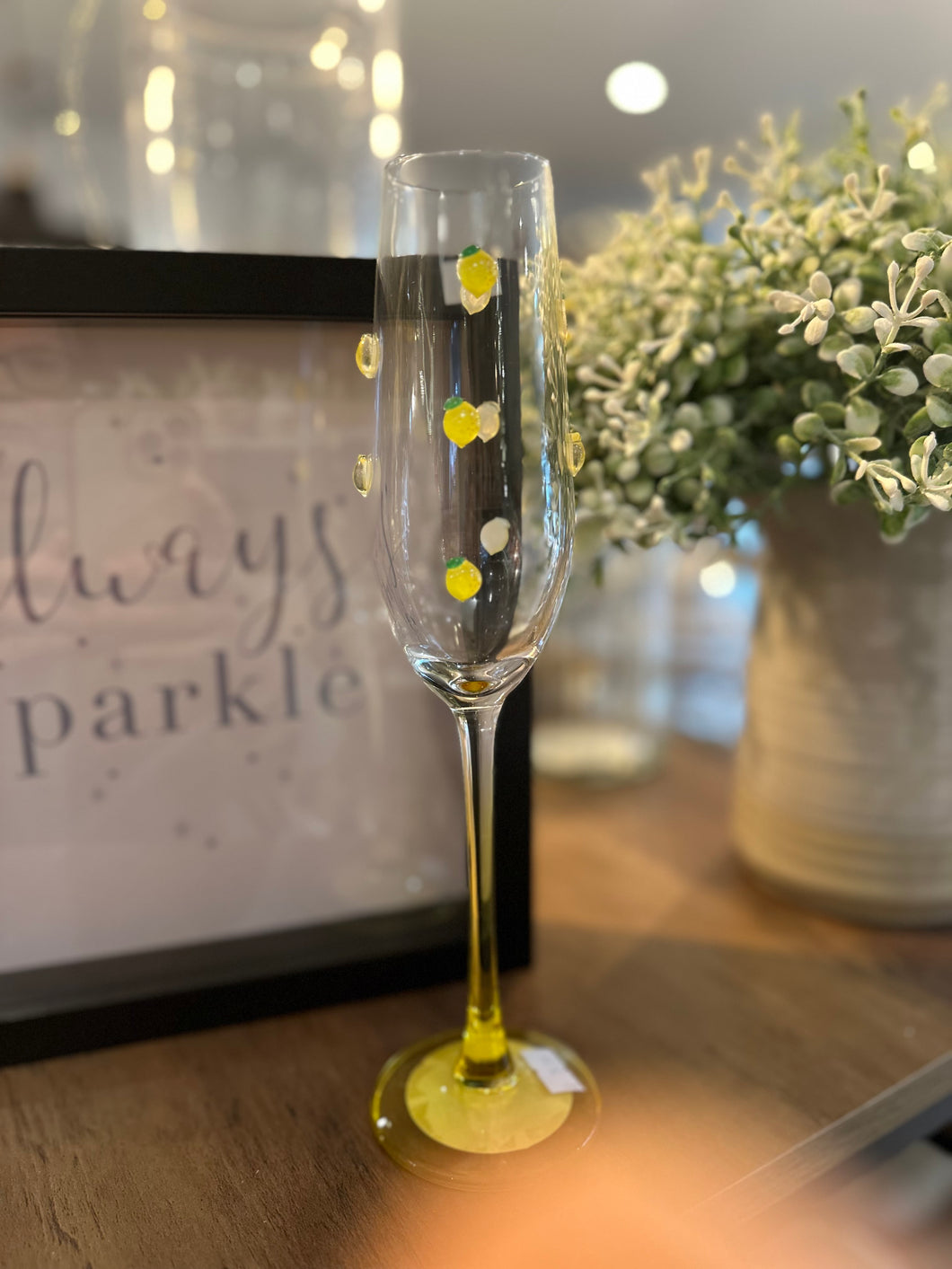 LEMON CHAMPAGNE GLASS