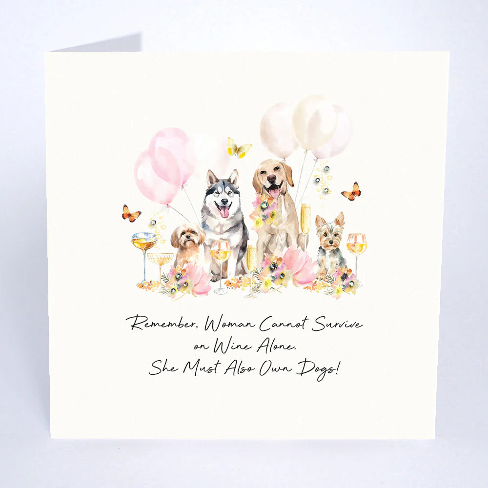 DOGS BIRTHDAY CARD