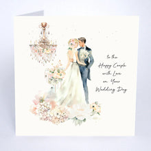 THE HAPPY COUPLE WEDDING DAY CARD