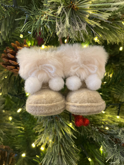 LATTE TARTAN BOOTIES