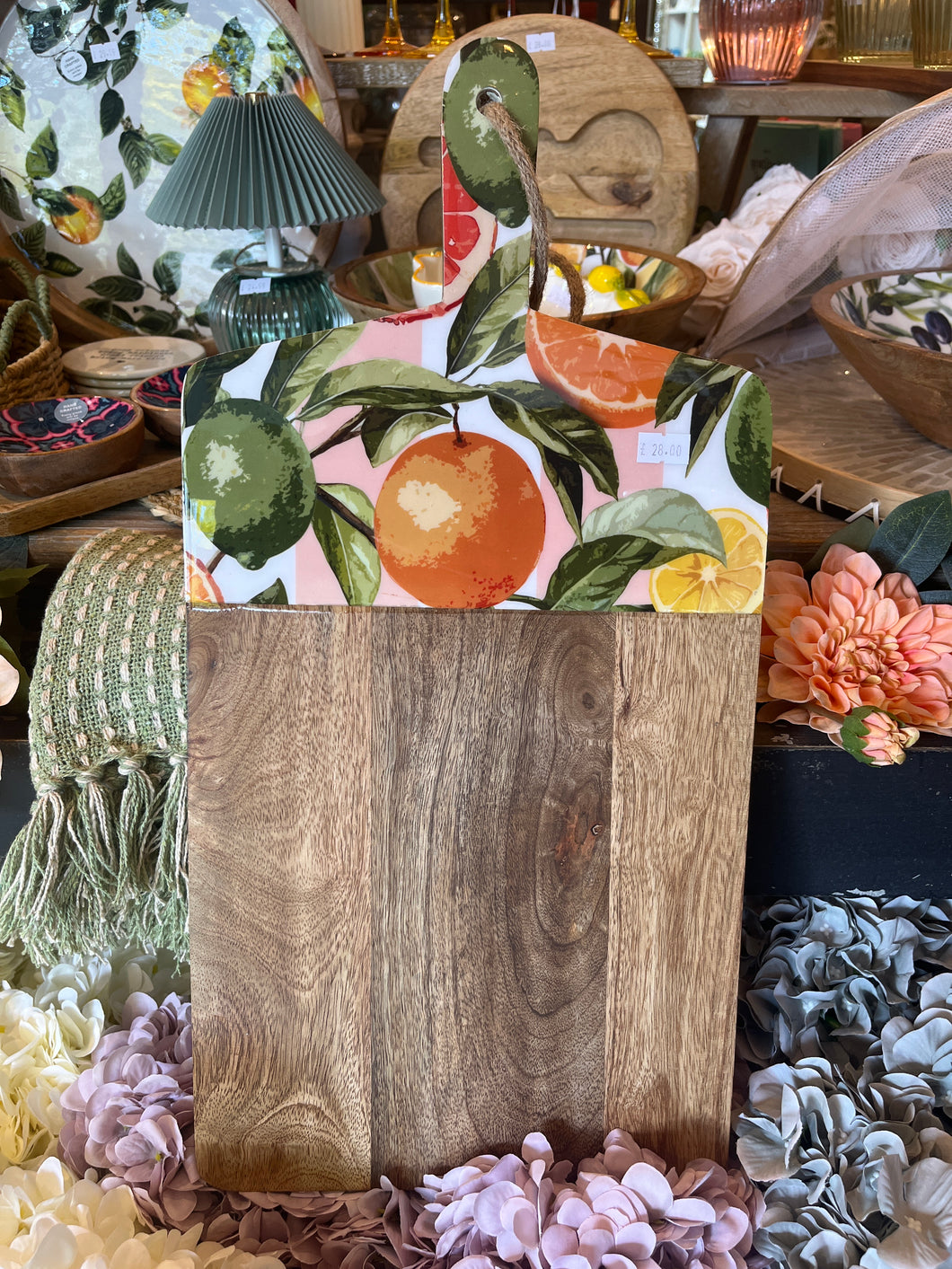 CITRUS PADDLE CHOPPING BOARD - LARGE