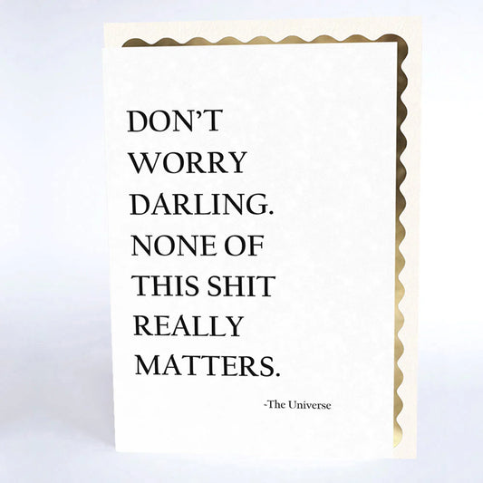 DON’T WORRY DARLING. CARD