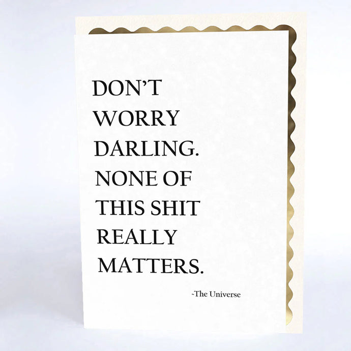 DON’T WORRY DARLING. CARD