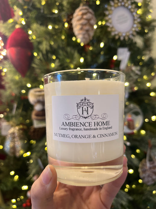 NUTMEG, ORANGE & CINNAMON CANDLE