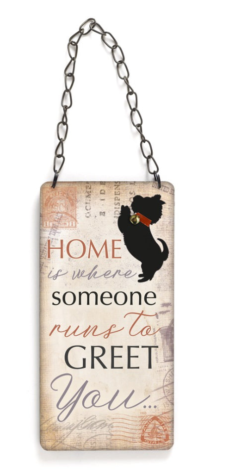 HOME DOGS WISE WORDS PLAQUE