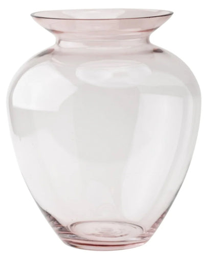 BLUSH GLASS VASE