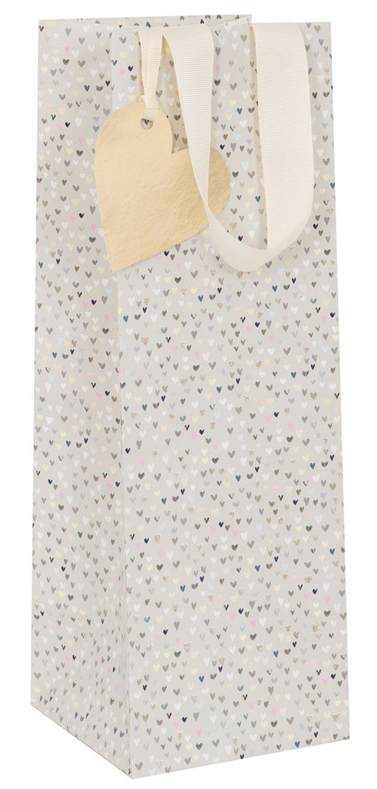 LARGE HEARTS BOTTLE GIFTBAG