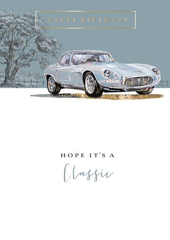 HAPPY BIRTHDAY CLASSIC CAR