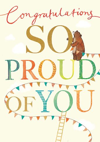 CONGRATS SO PROUD OF YOU CARD