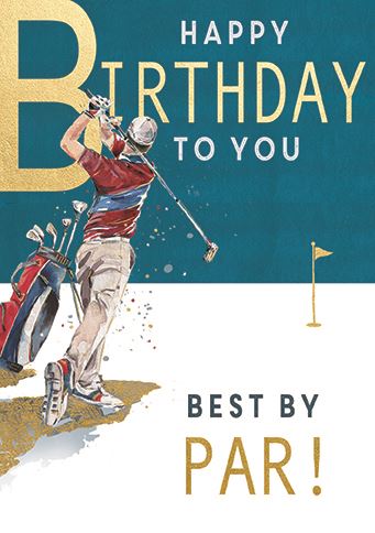 HAPPY BIRTHDAY BEST BY PAR CARD