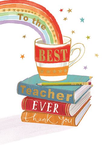 TO THE BEST TEACHER EVER CARD