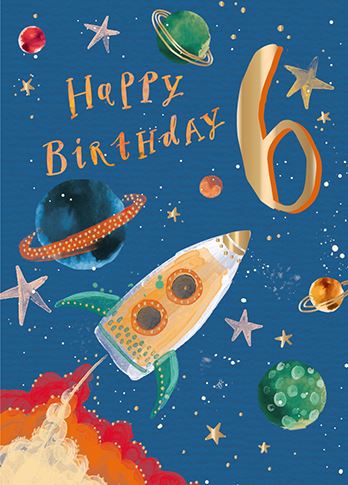6 SPACE CARD