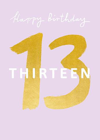 13 HAPPY BIRTHDAY LILAC