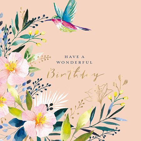 HUMMINGBIRD BIRTHDAY