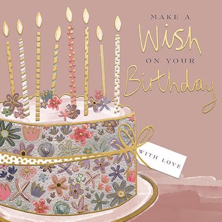 MAKE A WISH BIRTHDAY CARD
