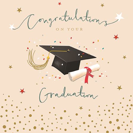 CONGRATULATIONS ON YOUR GRADUATION CARD