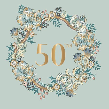 50th BIRTHDAY -WILLIAM MORRIS