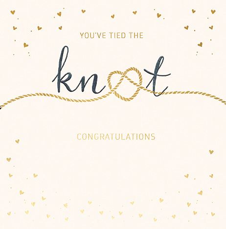 YOU’VE TIED THE KNOT CARD