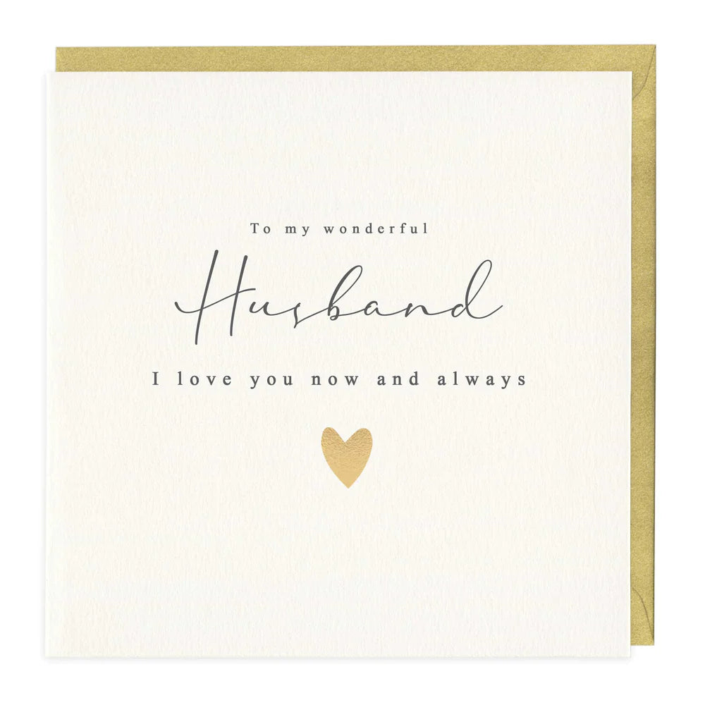 TO MY WONDERFUL HUSBAND