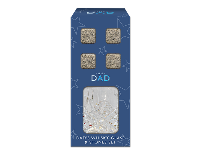 BEST DAD WHISKEY GLASS SET