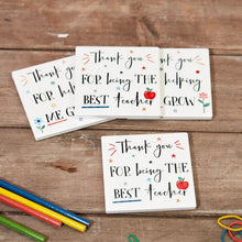 THANK YOU FOR BEING THE BEST TEACHER COASTER