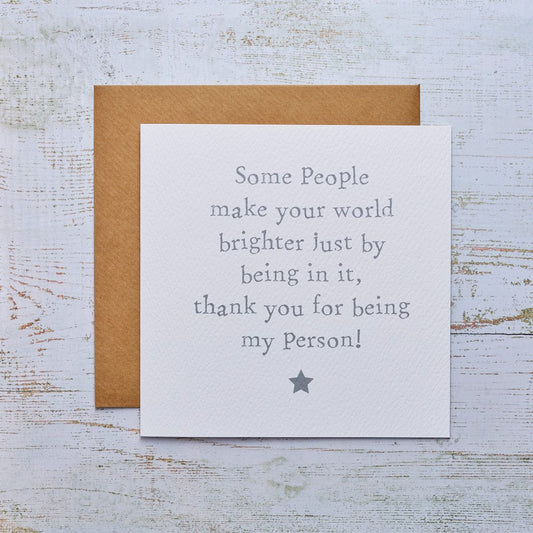 SOME PEOPLE CARD