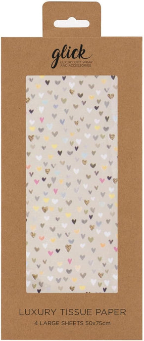 HEARTS TISSUE PAPER