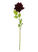 SINGLE VELVET ROSE - FAUX FLORALS