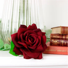 SINGLE VELVET ROSE - FAUX FLORALS