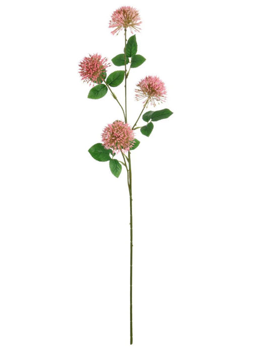 PINK FIREBALL STEM - FAUX FLORALS