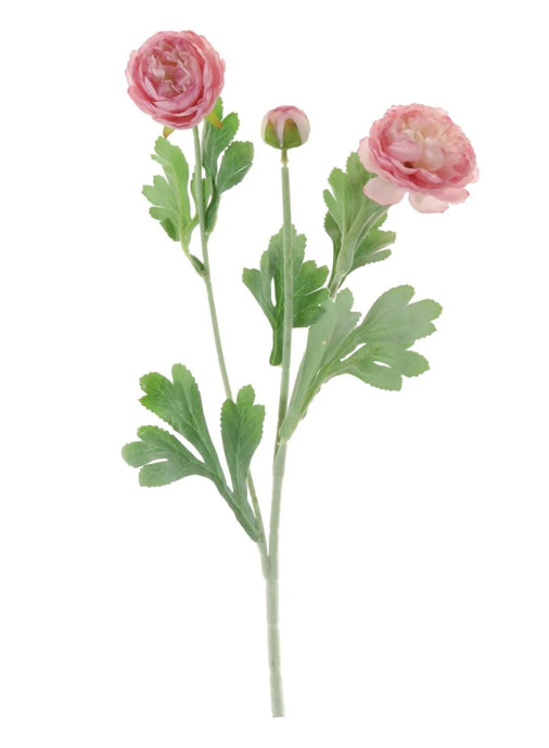 BLUSH PINK RUNUNCULUS SPRAY - FAUX FLORALS