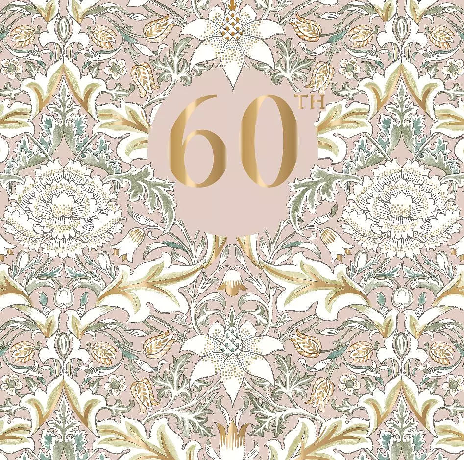 60 BIRTHDAY -WILLIAM MORRIS