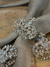 DIAMANTÉ CROWN NAPKIN RING