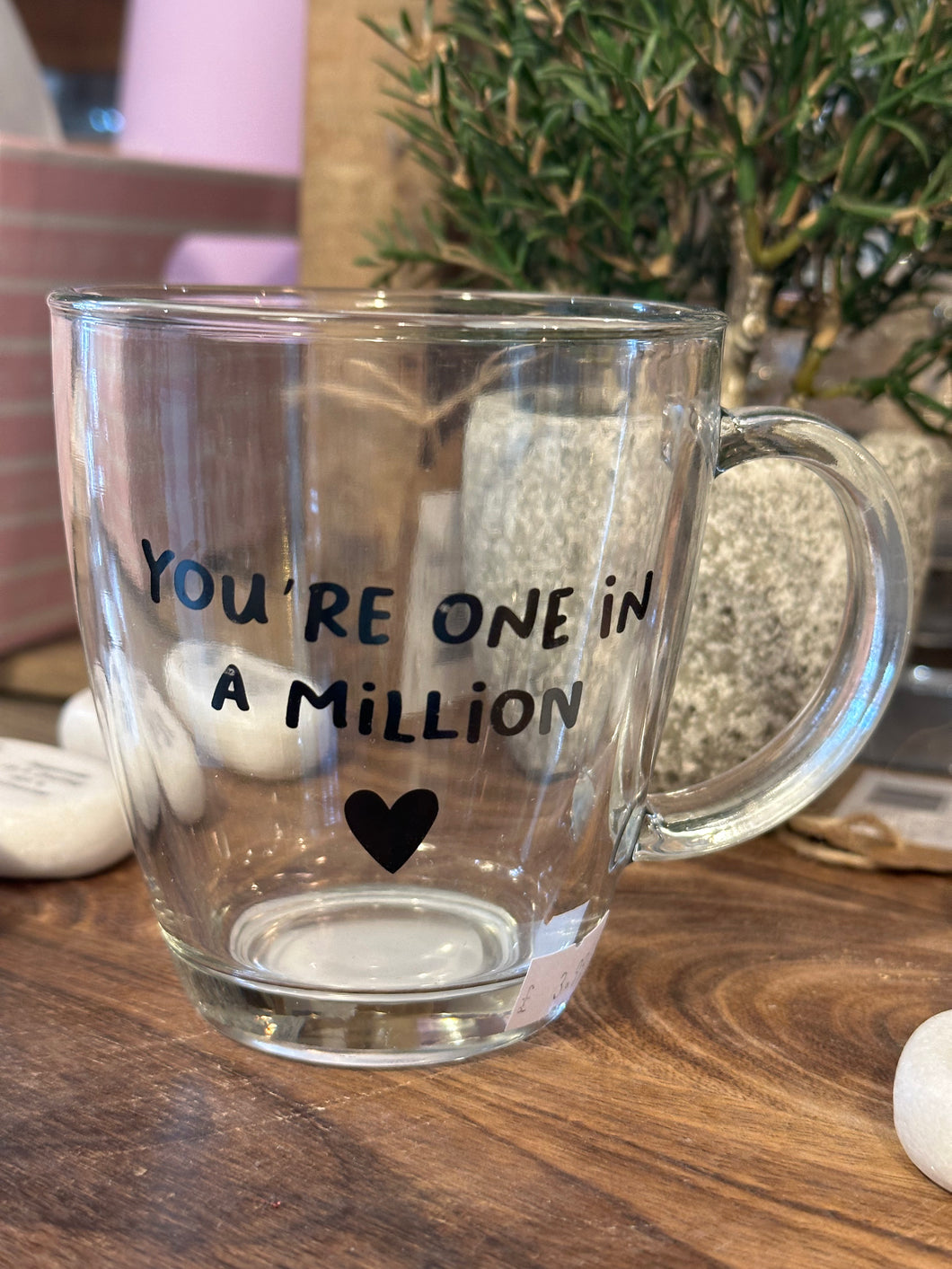 Glass mug