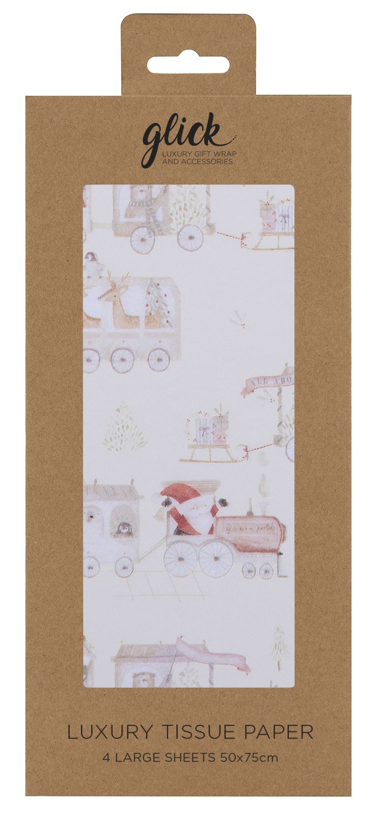 CHRISTMAS TRAIN TISSUE