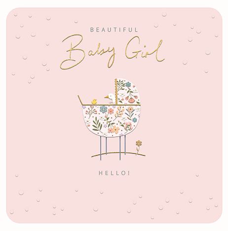 BABY GIRL CARD