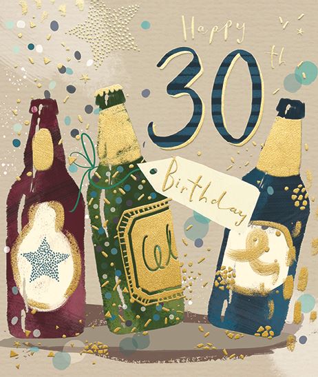 HAPPY 30th BIRTHDAY -BEERS