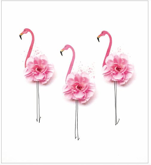 FLAMINGO BLANK CARD