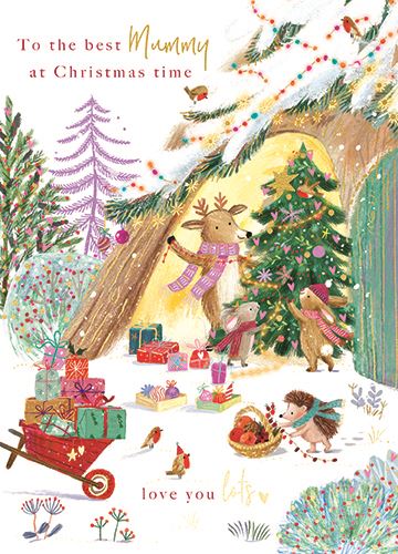 BEST MUMMY CHRISTMAS CARD
